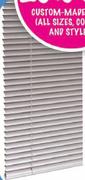Custom-Made 25mm Aluminium Venetian Blinds (Plain Colours) - 1200X2900