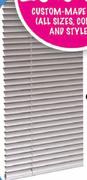 Custom-Made 25mm Aluminium Venetian Blinds (Plain Colours) - 680X800