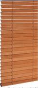 Custom-Made 50mm Wood Venetian Blinds (Plain Colours) - 600X700