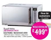 Russel Hobbs Mirror Finish Electronic Microwave Oven-20Ltr