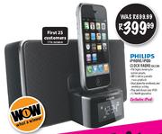 Philips iPhone/iPod Clock Radio(DC220)