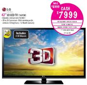 LG 3D LED TV-42"