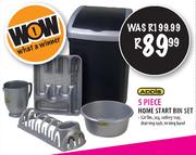 addis 5 Piece Home Start Bin set