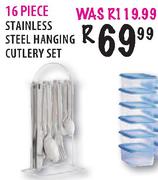 Stainless Steel Hanging Cutlery Set-16 Piece