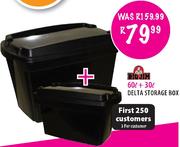 Big Jim Delta Storage Box-60Ltr+30Ltr