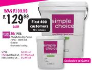 Simple Choice PVA-20Ltr