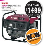Ryobi 2.5KVA Generator(RG-2700)