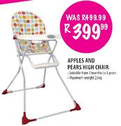 Apples And Pears High Chair