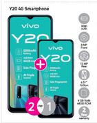 2 x Vivo Y20 4G Smartphone-On 1GB RED Top Up Core More Data & Promo 65 PMx24