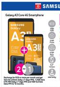 Samsung Galaxy A3 Core 4G Smartphone-Each