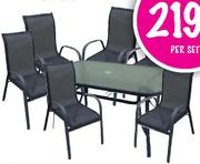 Out & About 6 Seater Patio Set