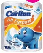 Carlton White Roller Towel-2's