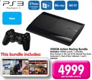 PS3 500GB Action Racing Bundle-Per Bundle