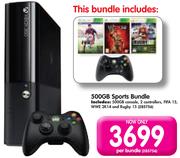 Xbox 360 500GB Sports Bundle-Per Bundle