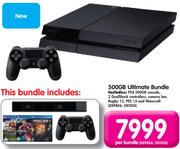 PS4 500GB Ultimate Bundle-Per Bundle