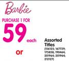 Barbie Assorted Titles-Each