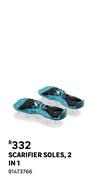 Scarifier Soles, 2 In 1 81473766
