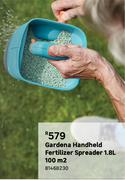 Gardena Handheld Fertilizer Spreader 1.8L 100 Sqm 81468230