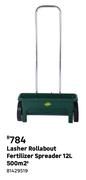 Lasher Rollabout Fertilizer Spreader 12L 500 Sqm 81429519