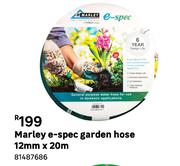 Marley E-Spec Garden Hose 12mm X 20m 81487686