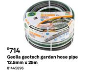 Geolia Geotech Garden Hose Pipe 12.5mm X 25m 81445896
