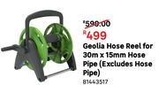 Geolia Hose Reel For 30m X 15mm Hose Pipe (Excludes Hose Pipe) 81443517