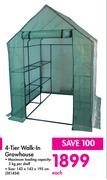 Garden Master 4 Tier Walk In Grow House-Each
