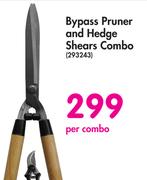 Garden Master Bypass Pruner & Hedge Shears Combo