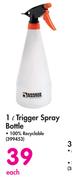 Garden Master 1L Trigger Spray Bottle-Each