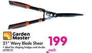 Garden Master 21" Wavy Blade Shear-Each