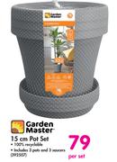 Garden Master 15cm Pot Set-Per Set