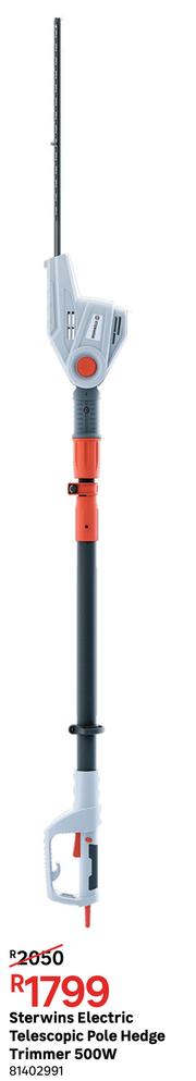 Special Sterwins Electric Telescopic Pole Hedge Trimmer 500W 81402991 —  m.
