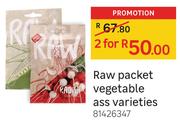 Raw Packet Vegetable Ass Varieties-For 2