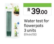 Water Test For Flowerpots-3 Units