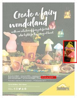 Builders : Create A Fairy Wonderland (27 Nov - 19 Dec 2017), page 1