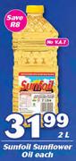 Sunfoil Sunflower Oil-2Ltr