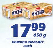 Bokomo Weet Bix-450g Each