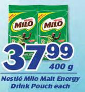 Nestle Milo Malt Energy Drink Pouch-400g Each
