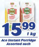 Ace Instant Porridge Assorted-1Kg Each