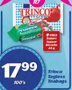 Trinco Tagless Teabags-100's Pack