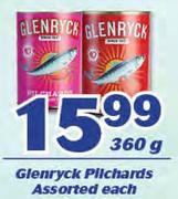 Glenryck Pilchards Assorted-360g Each
