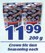 Crown Six Gun Seasoning-200g Each