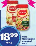 Nola Mayonnaise Assorted-750g Each