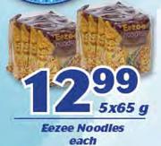 Eezee Noodles-5x65g Each