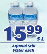Aquelle Still Water-5Ltr Each