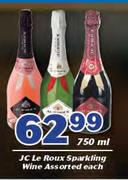JC Le Roux Sparkling Wine Assorted-750ml Each