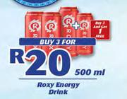 Roxy Energy Drink-3 x 500ml