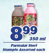 Parmalat Steri Stumpie Assorted-350ml Each