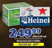 Heineken/Zero NRBs-24 x 330ml