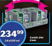 Castle Lite Cans-24 x 500ml